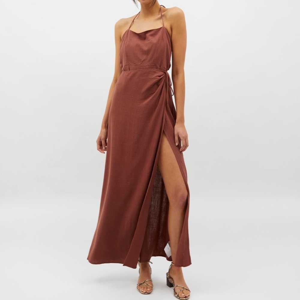 Mink Pink wrap around dress